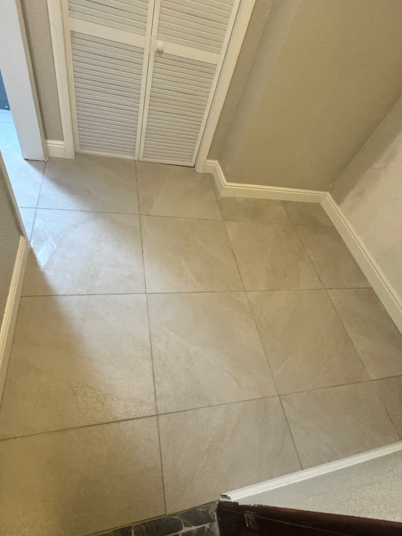 Tile installation