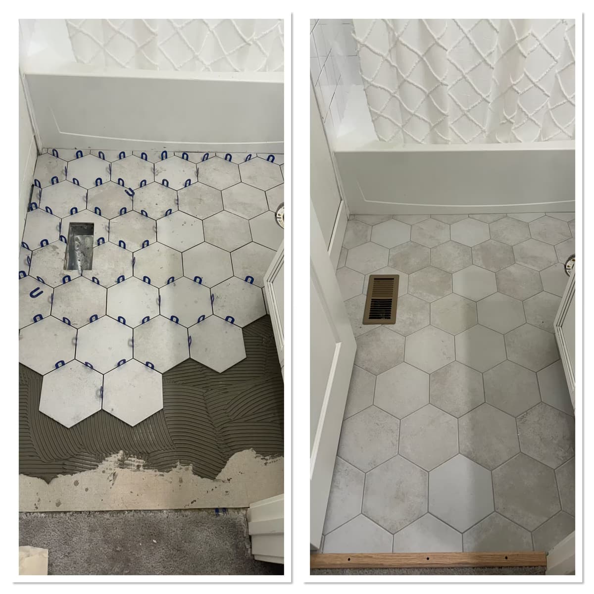Professional tile installation work by Pro Repair Service in Denver