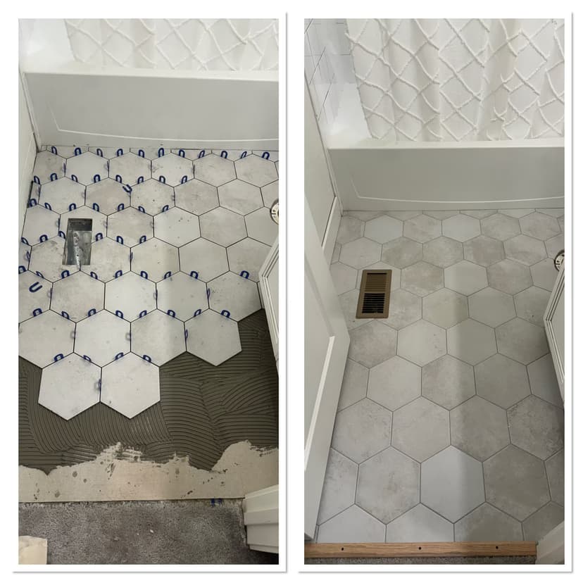 Floor tile installation Colorado