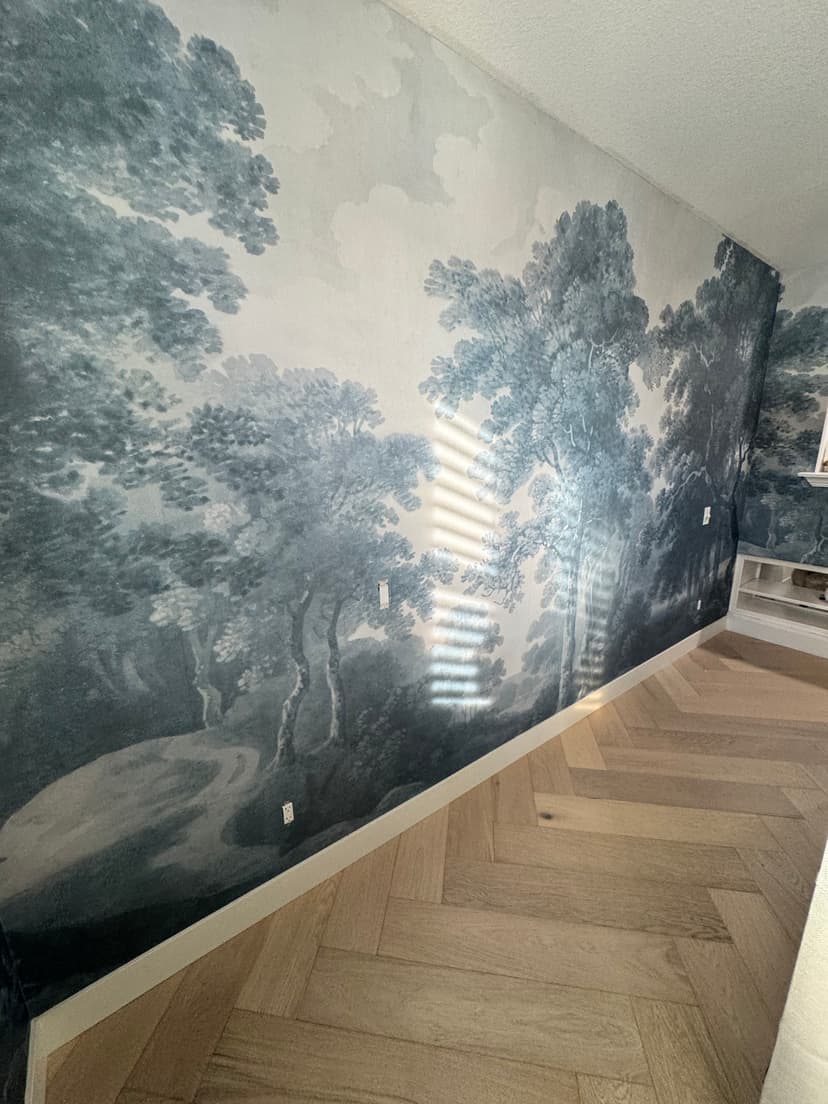 Wallpaper installation project Colorado